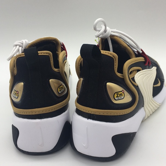 nike zoom 2k black gold